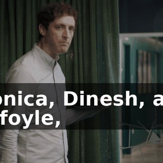 Monica, Dinesh, and Gilfoyle,