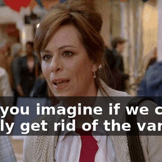 Can you imagine if we could finally get rid of the van?