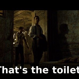 That's the toilet.