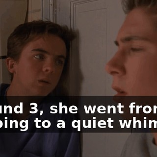 Around 3, she went from sobbing to a quiet whimper.