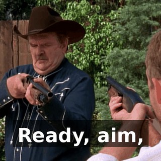 Ready, aim,