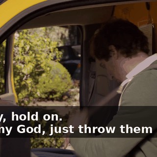 - Okay, hold on. - Oh my God, just throw them away!