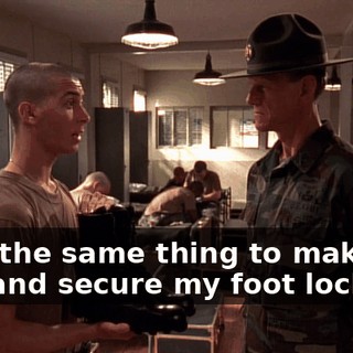 I did the same thing to make my bed and secure my foot locker.