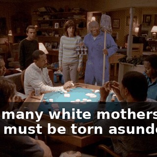 How many white mothers and sons must be torn asunder
