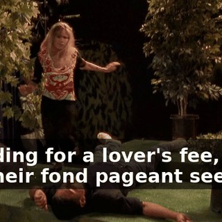 Pleading for a lover's fee, shall we their fond pageant see?