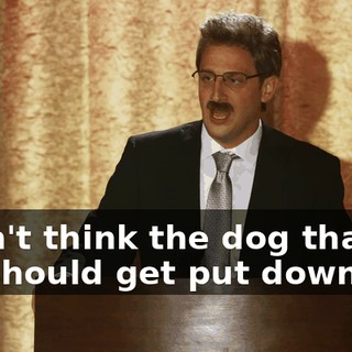 I don't think the dog that bit me should get put down.