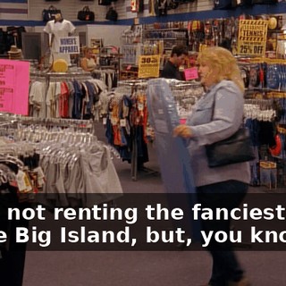 We're not renting the fanciest place on the Big Island, but, you know,