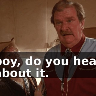 boy, do you hear about it.