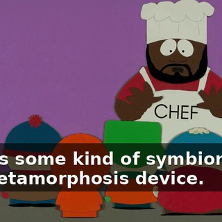 It's some kind of symbionic metamorphosis device.