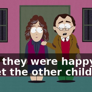 and they were happy to meet the other children.
