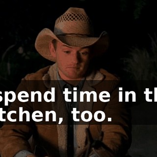 I spend time in the kitchen, too.