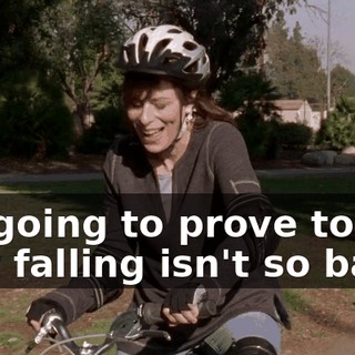 I'm going to prove to you that falling isn't so bad!