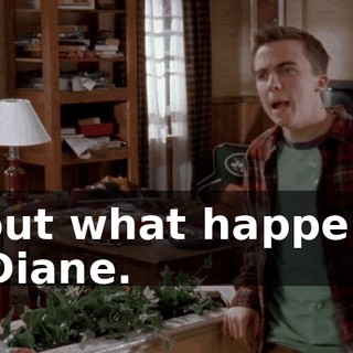 about what happened to Diane.