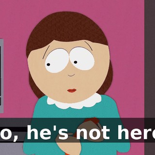 No, he's not here.