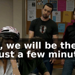 Yes, we will be there in just a few minutes.
