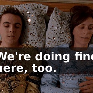 We're doing fine here, too.