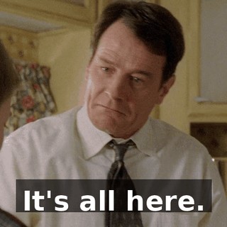 It's all here.
