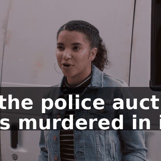 at the police auction was murdered in it.