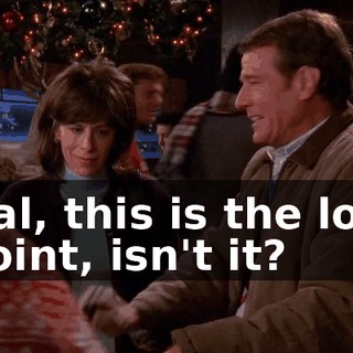 Hal, this is the low point, isn't it?