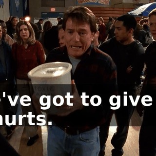 We've got to give till it hurts.