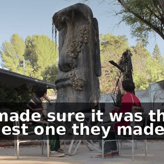 we made sure it was the biggest one they made, so.