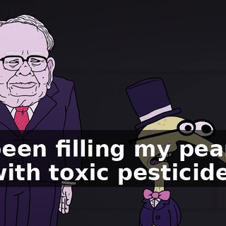 I'd been filling my peanuts up with toxic pesticides,