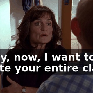 Okay, now, I want to invite your entire class.