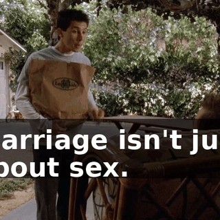 marriage isn't just about sex.