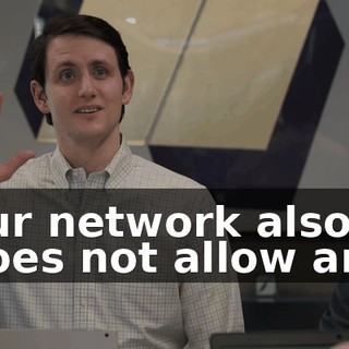 our network also does not allow any
