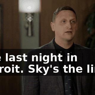 One last night in Detroit. Sky's the limit.