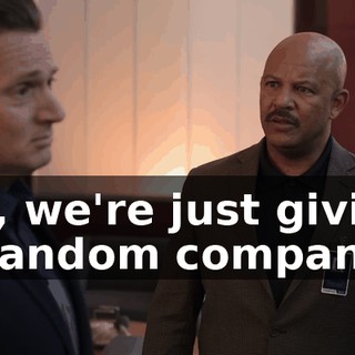 So, we're just giving a random company