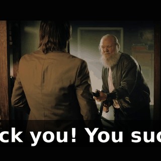 Fuck you! You suck!