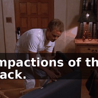 impactions of the back.