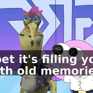 I bet it's filling you with old memories!