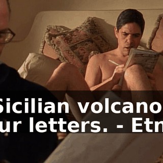 - Sicilian volcano, four letters. - Etna.