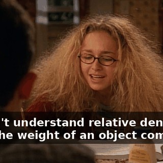 - I don't understand relative density. - It's the weight of an object compared