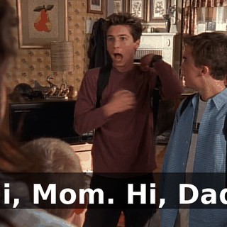 Hi, Mom. Hi, Dad.