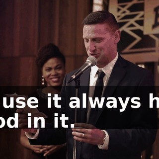 'cause it always had food in it.