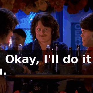 No. Okay, I'll do it for you.