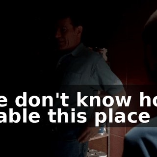 We don't know how stable this place is.