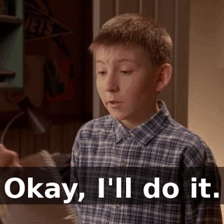 Okay, I'll do it.