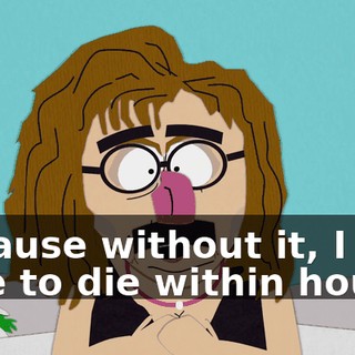 because without it, I was sure to die within hours.