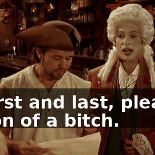 - First and last, please. - Son of a bitch.