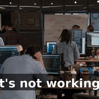 It's not working.