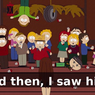 And then, I saw him.