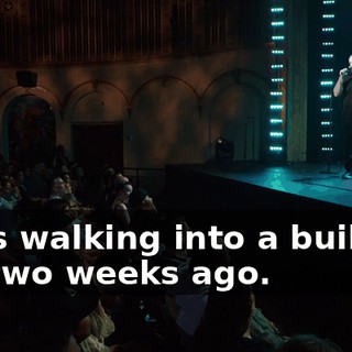 I was walking into a building not two weeks ago.