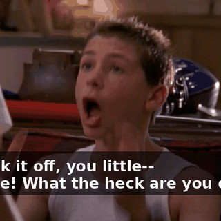 - Knock it off, you little-- - Reese! What the heck are you doing?