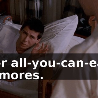 for all-you-can-eat s'mores.
