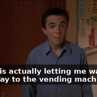 Mom is actually letting me walk all the way to the vending machine
