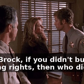 But, Brock, if you didn't buy the mining rights, then who did?
